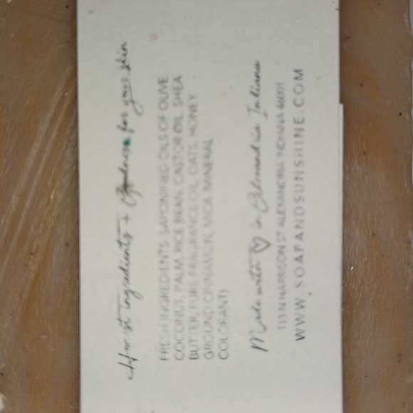 Oats & Honey Handcrafted Shea Butter Soap new with tags 5 oz Soap and Sunshine - Picture 5 of 14